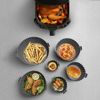 Image 1 of FryerTrays Силиконови форми за печене 6 бр. за Air Fryer - FryerTrays