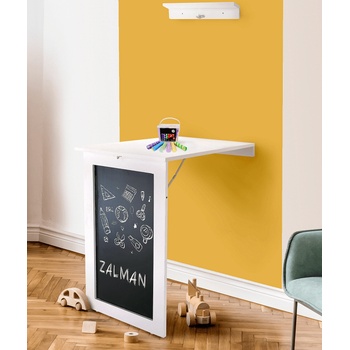 Сгъваемото бюро за стена zalman с черна дъска