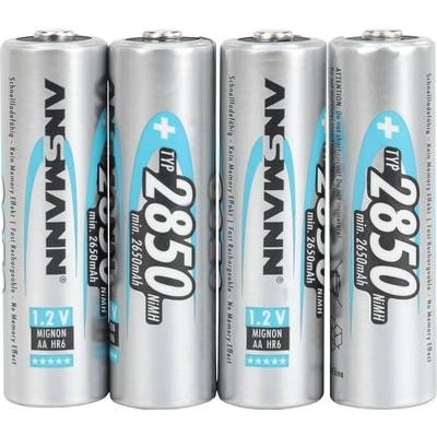 ANSMANN АА батерии, 2850 mAh, Ni-Mh- Ansmann, 4 бр. /комплект + кутия за съхранение (5035212)