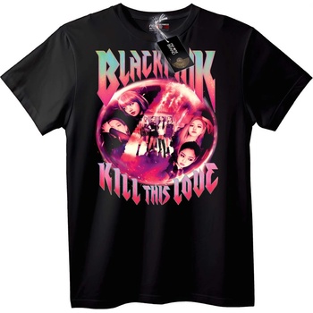 NOONEBRAND Тениска Blackpink Kill This Love - 2XL, White