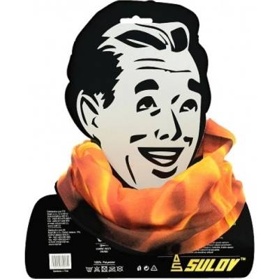 Športová šatka s fleecom Sulov Fire oranžový