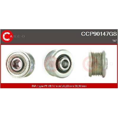 Řemenice, generátor CASCO CCP90147GS