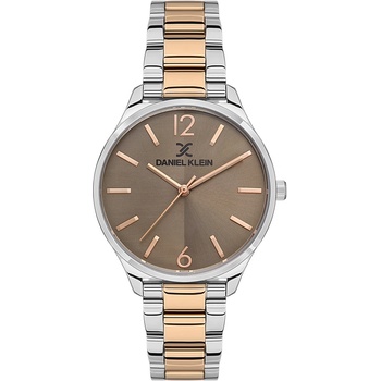 Daniel Klein DK. 1.13472-5 - Дамски часовник, Premium, Кварцов, 35mm, 3 ATM, Кафяв
