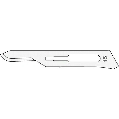 Surgeon čepieľka skalpelová Carbon Steel - č. 15