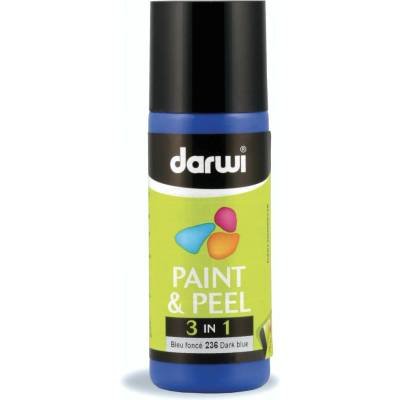 Darwi Paint & Peel 3v1 zlupovacia farba na sklo 80 ml tmavomodrá
