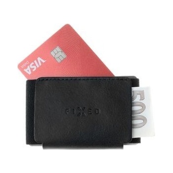 Fixed kožená peňaženka Tiny z pravé hovězí kůže FIXW STN2 BK čierna