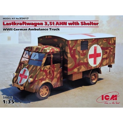 ICM Lastkraftwagen 3 5t AHN Ambulance Truck 1:35