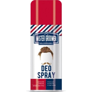 Mister Groomer Дезодорант спрей за мъже с активен въглен 150 мл (150226)