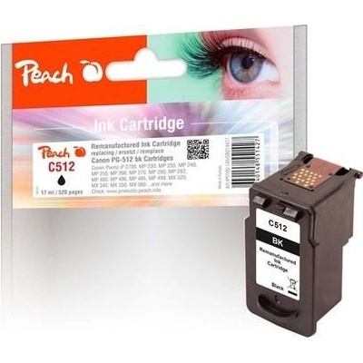 Peach Canon PG-512, Black, 17 ml, 314477 – Hledejceny.cz