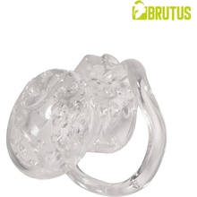 Brutus Airhole Chastity Cage Clear