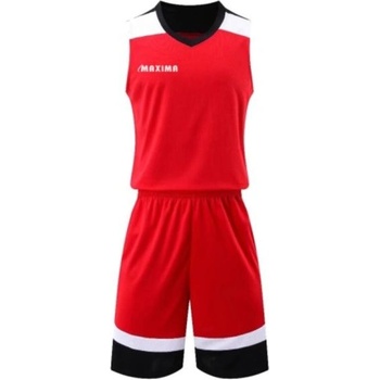 Maxima Екип за баскетбол maxima Червен с черен и бял размери m, l, xl