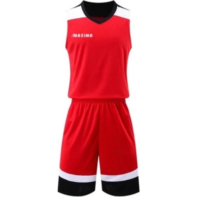 Maxima Екип за баскетбол maxima Червен с черен и бял размери m, l, xl
