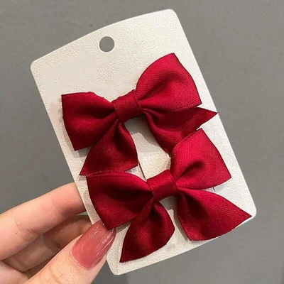 Mašličkové sponky (Červené)