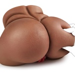 SuperLove Latifah Curvy Big Booty Realistic Sex Doll 3.6kg Brown