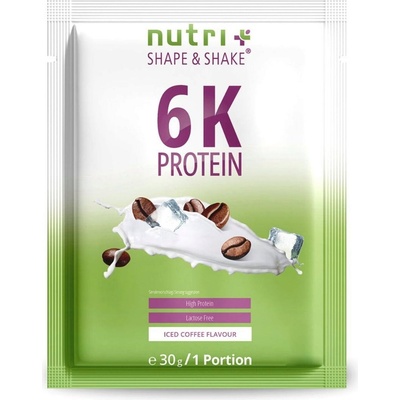 nutri + Пробен размер на веган протеин на прах 6K - Iced Coffee