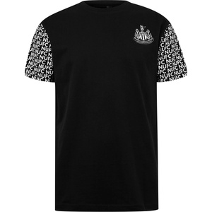 Source Lab Тениска Source Lab Slab Newcastle United Graphic T-shirt Adults - Black