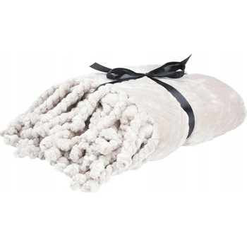 Home Styling Collection Koc polyester 160x130 sivý