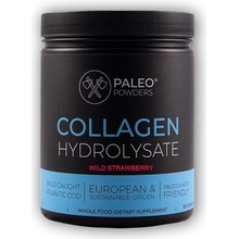 Paleo Powders Kolagen z divokých ryb natural jahoda + vitamin C 500 g