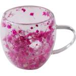 CupHup Стъклена термо чаша CupHup Passion Flower, Двойно дъно, Gloriosa (02-16)