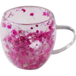 CupHup Стъклена термо чаша CupHup Passion Flower, Двойно дъно, Gloriosa (02-16)