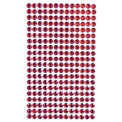DP Craft Samolepící kamínky 6 mm 260 ks RED