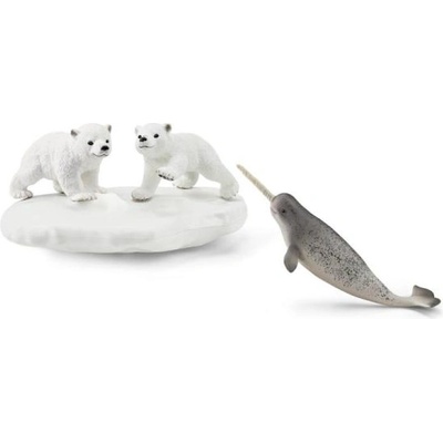 Schleich Полярни мечки и пързалка