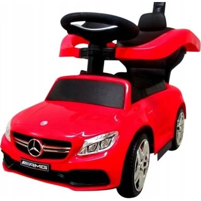 Megacar Mercedes AMG c63 2v1 červené