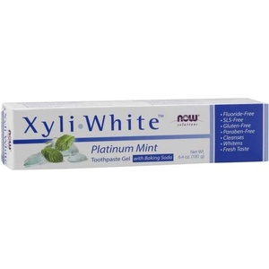 NOW NOW Паста за зъби XyliWhite Platinum Mint (Мента), 181 гр
