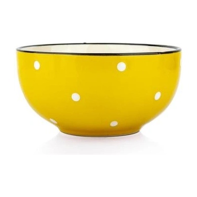 Toro Keramická miska žlutá s puntíky 490 ml – Zbozi.Blesk.cz
