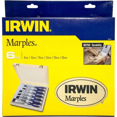 Irwin sada plochých dlát MARPLES MS750: 6, 10, 15, 20, 25, 35 mm 10503733