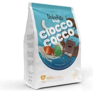  16 бр. кафе капсули Dolce Vita Cioccococco съвместими с кафемашини DOLCE GUSTO