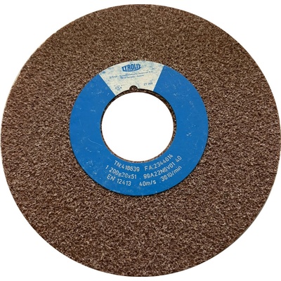 Tyrolit Brusný kotouč plochý 200 x 20 x 51 mm 99A22N7V40 T418639