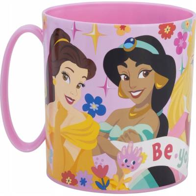 STOR Hrneček plastový Princezny Růžový 390 ml