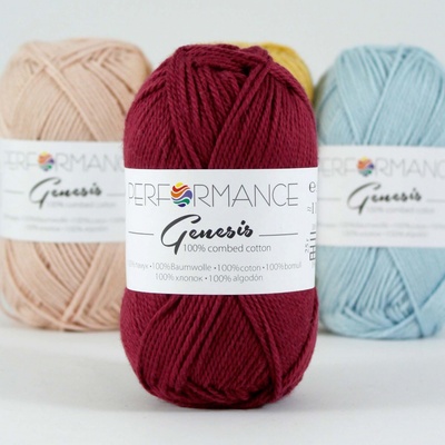 Performance Bavlněná příze Genesis 2071 - cihlově červená 50g 110m
