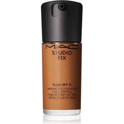 MAC Cosmetics Studio Fix Fluid SPF 15 24HR Matte Foundation + Oil Control матиращ фон дьо тен SPF 15 цвят NC47 30ml