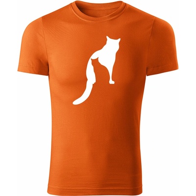 Tričko Catz pánske oranžová biele