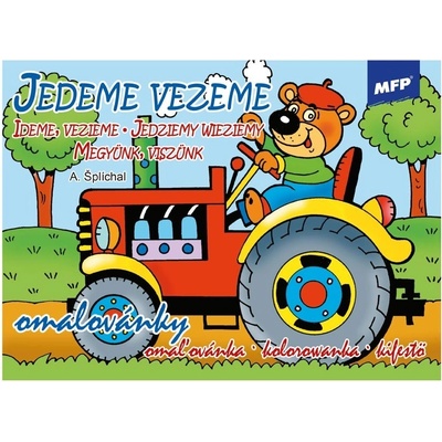 Omaľovánka A5 16 strán Ideme vezieme