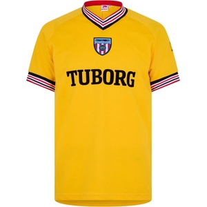 Patrick Футболна фланелка Patrick Mens Sunderland AFC 1986 Away Licensed Retro Football Shirts - Yellow