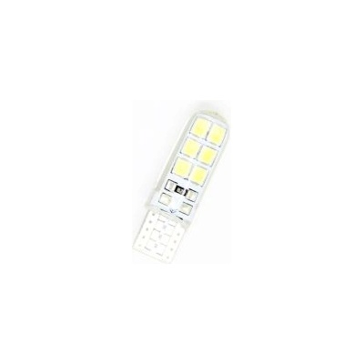 Диодна крушка Т10 с 12 smd 1210 - canbus