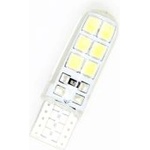 CarMart Диодна крушка Т10 с 12 smd 1210 - canbus
