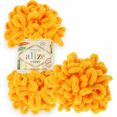 Alize Puffy 14 oranžová žlutá