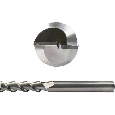 NÁSTROJE CZ Fréza 6-100/30mm, 2břity, stopka 6mm čelní válcová, břit přes střed, na neželezné kovy, prodloužená - CZTK-6234-060-GS-AL-HA