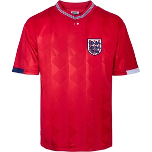 Score Draw Футболна фланелка Score Draw Score Draw England Away Shirt 1988/89 - Red