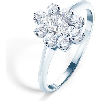 Image 1 of SAVICKI Годежен пръстен Savicki: бяло злато, бели сапфири