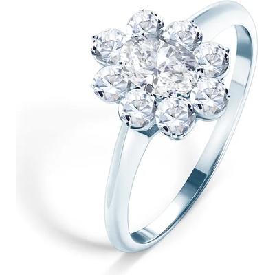 SAVICKI Годежен пръстен Savicki: бяло злато, бели сапфири