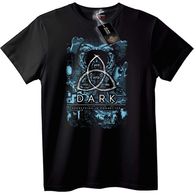NOONEBRAND Тениска DARK: Всичко е свързано - 2XL, White