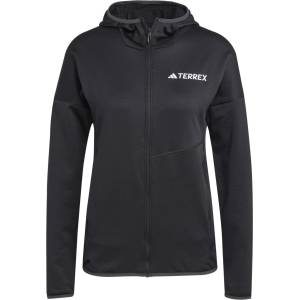 adidas Terrex Дамско поларено яке adidas Terrex Women's Xploric Light Fleece Hooded Jacket Fleece jacket - Black (105-6001-0113)