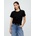 GAP Памучна тениска GAP GAP | Cheren | ЖЕНИ | XXS