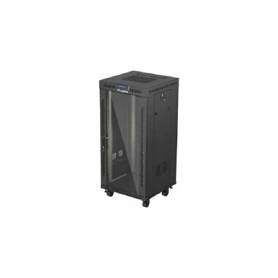 Lanberg Rack Cabinet 19 Free-Standing 24U/600X600 (FlAT Pack) With Glass Door (FF01-6624-12BL)