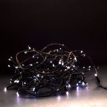 ENTAC LED vánoční řetěz 9m venkovní teplé světlo 120 LED 3,6W do zásuvky dálkové ovládání